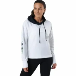 Rival Terry Geo Hoodie White