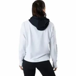 Rival Terry Geo Hoodie White