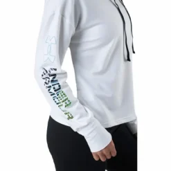 Rival Terry Geo Hoodie White