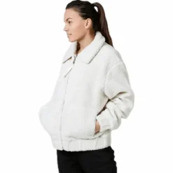Rome Pile Jacket White