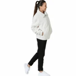 Rome Pile Jacket White