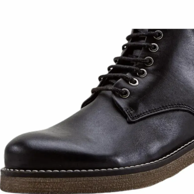 Rummy Leather Boots Black