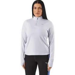 Run Favorite 1/4 Zip W Spring Lavender