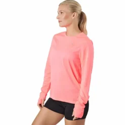 Run Favorite Ls Tee W Sunset Glow