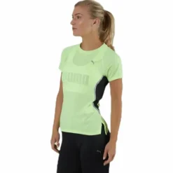 Run Lite Laser Cat SS Tee Yellow