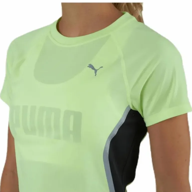 Run Lite Laser Cat SS Tee Yellow