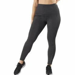 Run Reflective Tights Black/grey/silver
