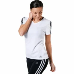 Run 3S Tee W White/Black
