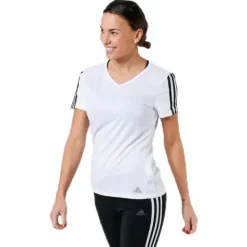 Run 3S Tee W White/Black