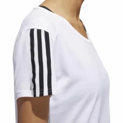 Run 3S Tee W White/Black