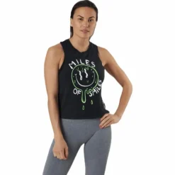 Run Ur Face Off Tank Black