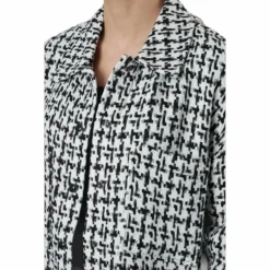 Sally Boucle Shacket Cc Otw White