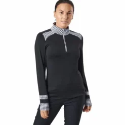 Salma Half Neck Black