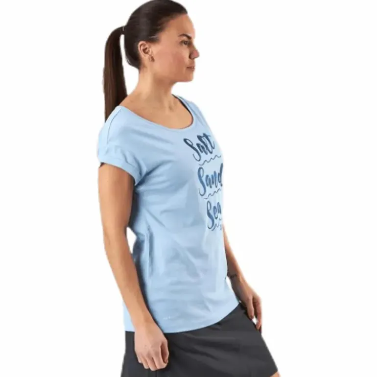 Salt Sand Sea Tee Blue