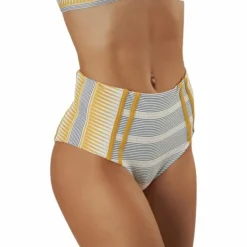 Salty Daze High Waisted Bottom Beige