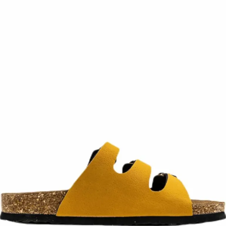 Santa Cork Sandals Gold