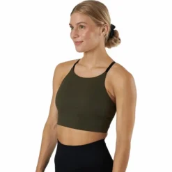Sculpture Intense Sports Bra Forest Green