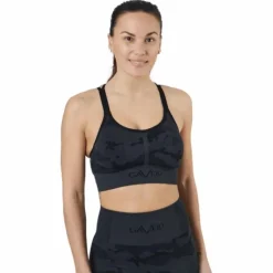 Seamless Anthracite Sports Bra Dark Grey
