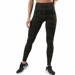 Seamless Camo Leggings Patterned/Black