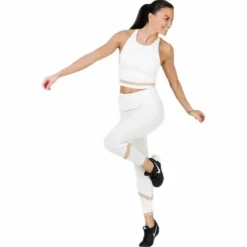 Seamless Crop Tank White