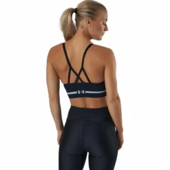 Seamless Low Long Bra Black
