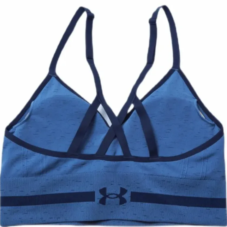 Seamless Low Long Htr Bra Blue