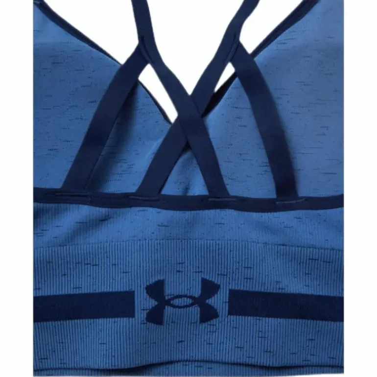 Seamless Low Long Htr Bra Blue