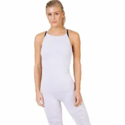 Seamless Skin Strap Top Purple