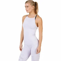 Seamless Skin Strap Top Purple