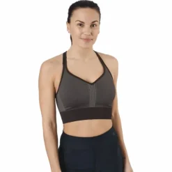 Seamless Sports Top Brown