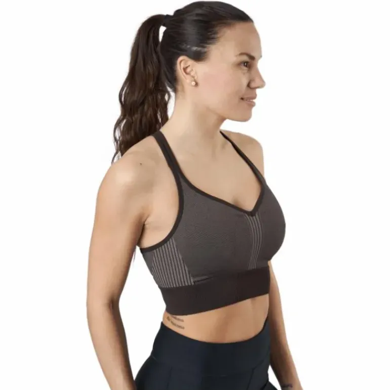 Seamless Sports Top Brown