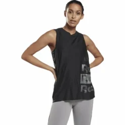 SH Gaphic Muscle Tank Black