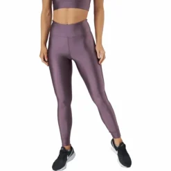 Shiny Tights Black Plum