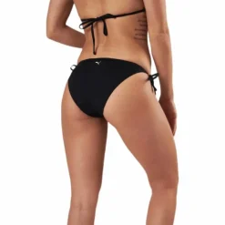 Side Tie Bikini Bottom Black