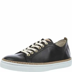 Silvermine Low Leather Black