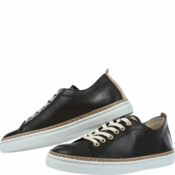 Silvermine Low Leather Black