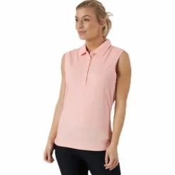 Sleeveless Polo Orange