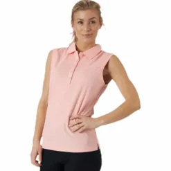 Sleeveless Polo Orange