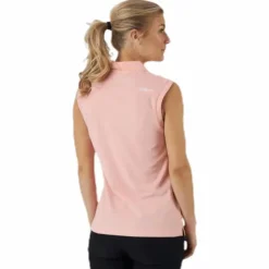 Sleeveless Polo Orange