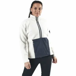 Snowshelter Teddy Half Zip White