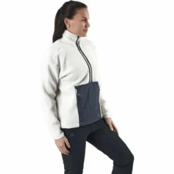 Snowshelter Teddy Half Zip White