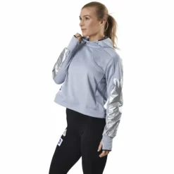 Space Race Hoodie Women Halo Silver