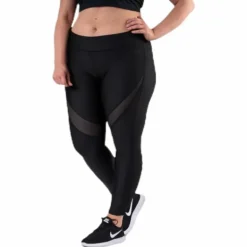 Speed Plus Size Tights Black