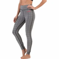 Spin To Win Mid Layer Tights White/Black