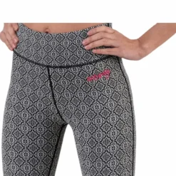 Spin To Win Mid Layer Tights White/Black