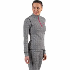 Spin To Win Mid Layer Top White/Black