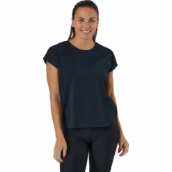 Split Back Tee Black