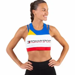 Sport Bra Mid Impact Back Detail Blue