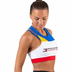 Sport Bra Mid Impact Back Detail Blue