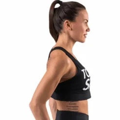 Sports Bra Logo Mid Black